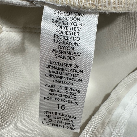 Democracy "Ab"solution High Rise Barely Boot Jeans Womens 16 Two Tone Colorblock - Picture 13 of 13